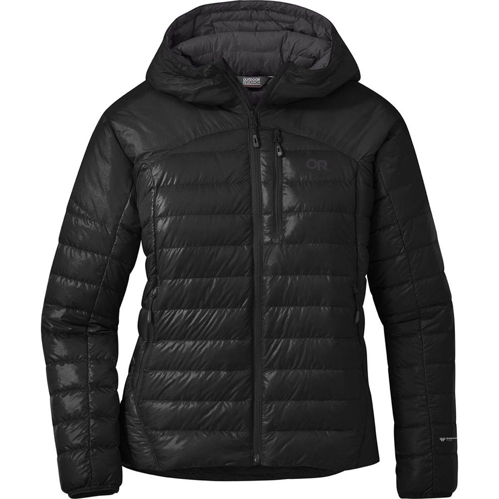 Outdoor Research Women's Helium Down Hoodie (S/P Black)